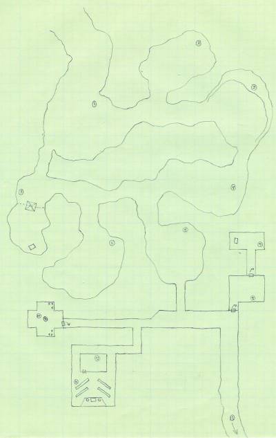 "Cave of the Giants" interior map 1